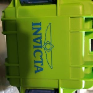Invicta  green empty  dive case and black  one